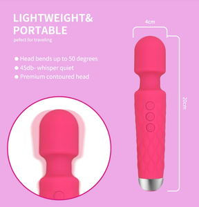 Vendita calda 20 modalità 8 velocità in Silicone donna per vibratore USB ricaricabile 100% impermeabile Non lubrificato per clitoride G - Product Image 4