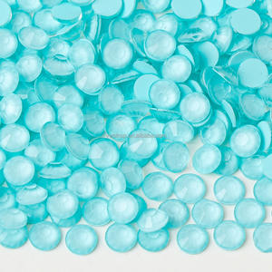 Selina Macaron di cristallo luminoso con retro piatto strass-luce notturna in vetro per Nail Art, custodie per telefoni e moda fai da te - Product Image 4