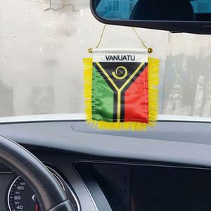 ธงซาตินขนาดเล็กแบบกำหนดเองของวาเนอตู พร้อมพู่สีเหลือง สำหรับการศึกษา ประกันภัย บริษัททัวร์ และการเกษตร - Product Image 3