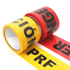 Tùy chỉnh màu đen và màu vàng <span class=keywords><strong>CAUTION</strong></span> <span class=keywords><strong>Tape</strong></span> PE cảnh báo Băng bán buôn - Product Image 6