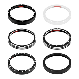 Garniture de compteur de vitesse de <span class=keywords><strong>moto</strong></span> noir/chrome pour Harley Sportster XL 883 1200 Dyna Street Bob Touring Trike - Product Image 1