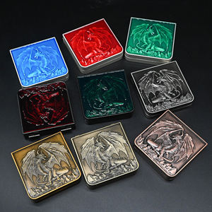 En Existencia, Juego <span class=keywords><strong>de</strong></span> Dados Redondos <span class=keywords><strong>de</strong></span> Metal para Dungeons and Dragons, 7 Piezas, Dados <span class=keywords><strong>de</strong></span> <span class=keywords><strong>Ruleta</strong></span> con Paquete <span class=keywords><strong>de</strong></span> Regalo - Product Image 6