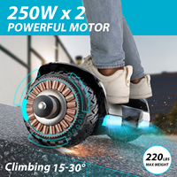 Gyroor Offres Spéciales personnalisé 250w hoverboard 6.5 avec haut-parleur et bon Service après-vente
