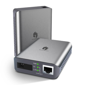 <span class=keywords><strong>Convertisseur</strong></span> de média à fibre optique simple DSEE 100M, émetteur-récepteur longue distance 120 km - Product Image 1
