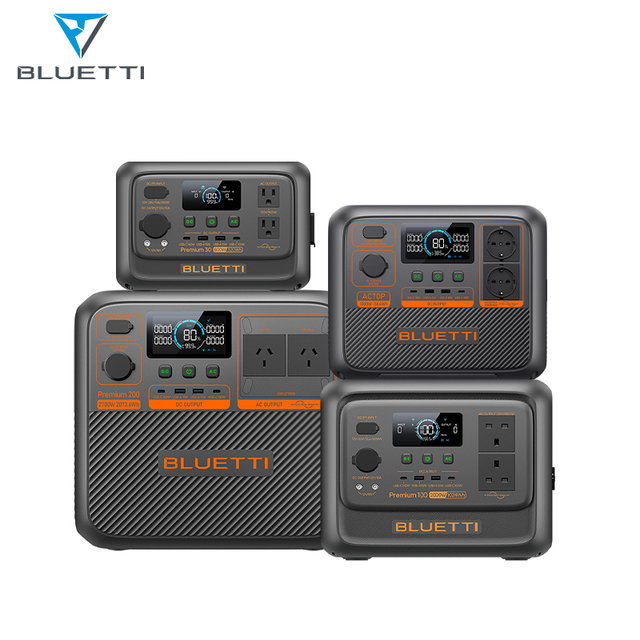 BLUETTI Wholesale Lituium Battery Power Supply 500w 1000w 2000w 2400watts 3000w EU/AU Plug Portable Solar Station for Emergency