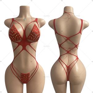 ELITES Short twerk taille haute porte-jarretelles personnalisé en gros Pole Dance - Product Image 6