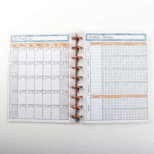 Weelky-planificador de bienestar diario sin fecha, rastreador mensual con cubierta de cierre de discos para <span class=keywords><strong>2023</strong></span> - Product Image 2