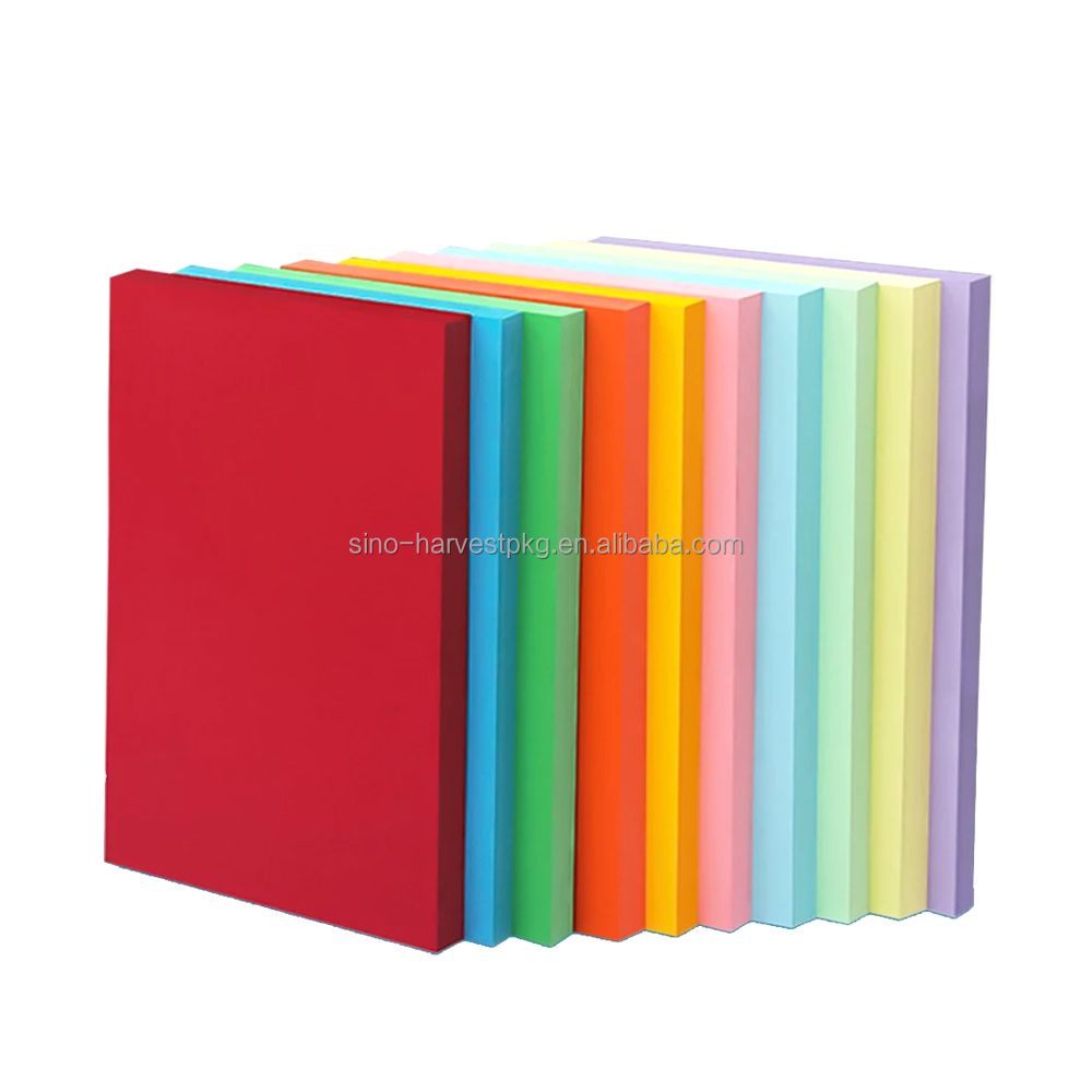 Best-Selling A4-Sized Colored Cardboard School Paper Wholesale for DIY and Creative Production by Hand for Office Use