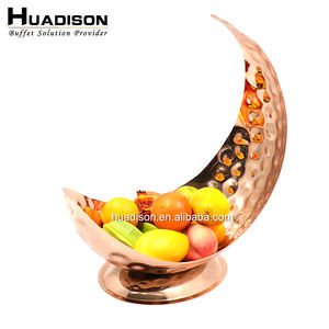 Huadison Traiteur Équipement Buffet Buffet Bol <span class=keywords><strong>Plateau</strong></span> En Acier Inoxydable <span class=keywords><strong>Plateau</strong></span> <span class=keywords><strong>De</strong></span> Fruits Point Martelé Jus <span class=keywords><strong>De</strong></span> Fruits Boisson Bac À Glace - Product Image 1
