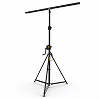 Support de levage mobile en aluminium de 4,2 m, certifié TUV, avec manivelle, pour système de sonorisation Line Array lors de concerts et événements