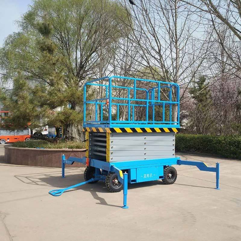 ZOOMLION Hydraulic Electric Manual Scissor Lift Table 9M Construction ...