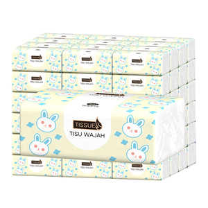 <span class=keywords><strong>Papier</strong></span> Mouchoir Facial Écologique 5 Plis en Pâte de Bois Vierge Imprimé, Vente en Gros Usine, Prix Abordable pour la Maison - Product Image 2