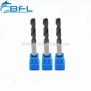 Bfl <span class=keywords><strong>Carbide</strong></span> Rắn Kim Loại Làm Việc Twist CNC Khoan Bit , 2 Flute Twist Khoan Bit - Product Image 4