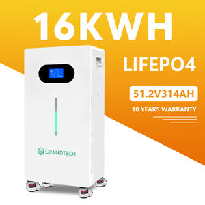 Stock US Batterie murale électrique 300ah 314ah 15kwh 16kwh 30kwh Système d'énergie solaire <span class=keywords><strong>10kw</strong></span> 15kw 16kw 30kw 48v Batterie au lithium Lifepo4 - Product Image 1