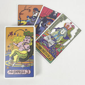 Cartes de tarot pour JoJo's Bizarre Adventure STARDUST CRUSADERS, 22 cartes régulières, fan art, Grand Akana 9 pour les dieux, cosplay, 53 pièces, cadeau en papier - Product Image 6