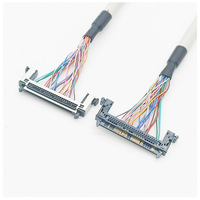 Konektor FI1.0 Pitch LVDS layar LCD koneksi Harness papan Drive tampilan layar EDP garis koneksi mendukung Custom