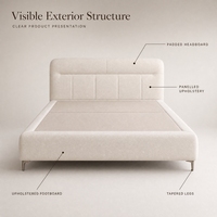 Fabricant sur mesure de cadres de lit en cuir capitonnés modernes et luxueux pour les chambres à coucher