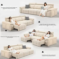 Wohnzimmermöbel Moderner Nordischer Stil Komfortables Stoff-Sofa-Set Möbel Couch Wohnzimmer-Sofas