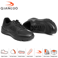 Chaussures de sécurité professionnelles pour hommes, fabriquées en usine, semelle en caoutchouc durable antidérapante, équipement uniforme pour la formation professionnelle