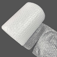 Point-break Easy Tear 20mm lebar 11m gulungan bungkus gelembung tiup dengan lembar stiker rapuh untuk kemasan