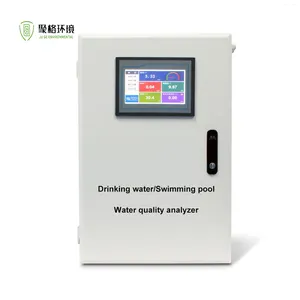Drinking Water Swimming Pool Quality Multi-parameter Online Monitoring System PH ORP EC TDS Salinity DO FCL Turbidity Analyzer