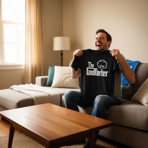 T-shirt Godfarter, cadeau drôle pour la fête des pères - Product Image 3