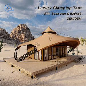 Tethys Outdoor Luxury Resort Lodge Hotel Tent PVDF + Canvas Material Safari Glamping Hotel Trade Show Tent - Product Image 1