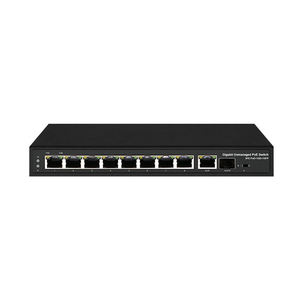 สวิตช์ไฟเบอร์ออปติก ZC-S1100P-8F-1TS 1SFP+1GE+8FE POE พร้อมอุปกรณ์ใยแก้วนำแสง รับประกัน 1 ปี FTTX Zikun - Product Image 5