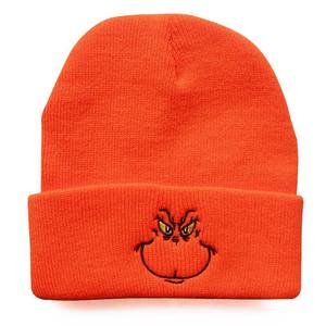 Gorro de Punto con Capucha de <span class=keywords><strong>Grinch</strong></span> de Dibujos Animados Europeos y Americanos, Gorro de Punto Cálido de Hip-Hop - Product Image 3