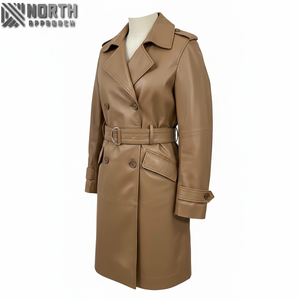 เสื้อแจ็คเก็ตหนังแท้สำหรับผู้หญิงเสื้อผ้าขนาดใหญ่พิเศษ - Product Image 1