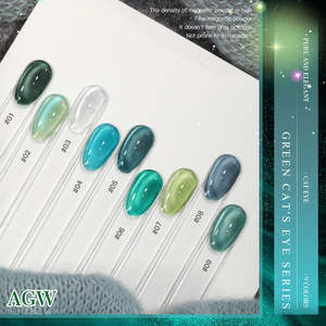 Esmalte de Gel Magnético Verde para <span class=keywords><strong>Uñas</strong></span> de 15 ml de Marca Privada, Ultra Holográfico, Brillante, Semipermanente, de Secado con Lámpara UV LED - Product Image 5