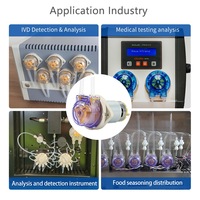 Pompe péristaltique JIHPUMP DC 12V 24V, petite, mini, micro, pour produits alimentaires, médicaux, miel, savon, eau, liquides, prix OEM