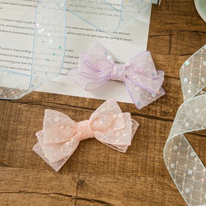 Pita Organza Jala Payet 4cm 10 Yard Motif Bunga untuk Ikat Rambut, Pembungkus Kado, Kerajinan DIY, Aksesoris - Product Image 4