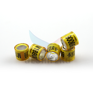 Geshifeng <span class=keywords><strong>Model</strong></span> baru pita kaki merpati cincin merpati aluminium plastik untuk casing merpati - Product Image 5