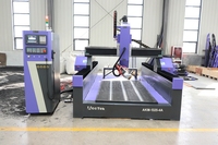 Grande taille 4 axes 3d CNC Polystyrène mousse Ceaving ATC CNC routeur planche de surf façonnage Machine 4 axes travail du bois ATC CNC routeur 1325