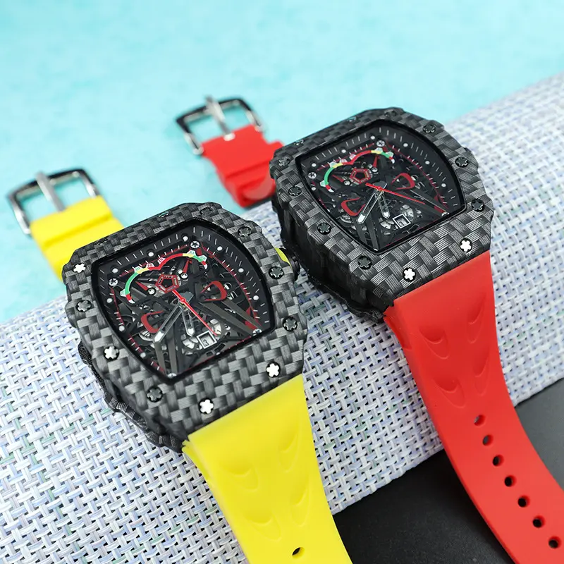 Nouvelle montre pour hommes Richard montre de luxe hommes Quartz automatique Date montre homme horloge