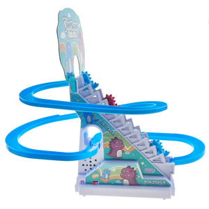 Pato con pilas Escaleras Escalada Pista Ranura Juguete <span class=keywords><strong>Dino</strong></span> Pingüino Juego de competición Pista Ranura con luz y música Otros Juguetes - Product Image 6