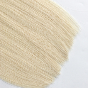 Prix de gros Haiyi <span class=keywords><strong>Cheveux</strong></span> humains vierges russes double trame à pointe plate, confortables, peu apparents et sans nœuds - Product Image 3