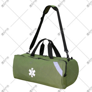 Sac de premiers secours en tissu Oxford rouge avec bandoulière et poche zippée pour la formation aux secours d'urgence, unisexe, taille unique - Product Image 2