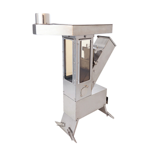 Luling Stainless Steel Manual Outdoor Wood <strong>Rocket</strong> <strong>Stove</strong> Removable Kitchen for Camping All Seasons - Product Image 4