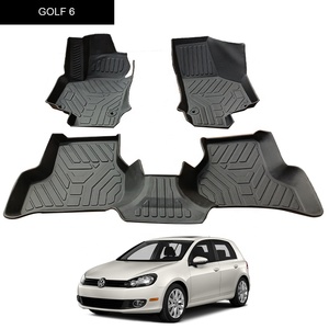 Prix de gros <span class=keywords><strong>Tapis</strong></span> de sol de voiture 3D en TPE antidérapants pour <span class=keywords><strong>GOLF</strong></span> <span class=keywords><strong>6</strong></span> - Product Image 1