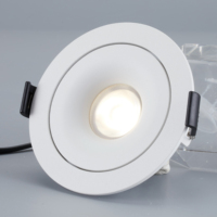 Luminaire LED 2700k-4000k, Downlight LED 9W CCT, éclairage encastré au plafond COB pour intérieur