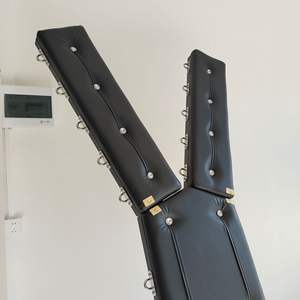 Dungeon Sex Furniture Bondage Restricción Castigo Rack Dungeon Fetish Erotic St Andrews Cross Metal Standing BDSM X Frame Cross - Product Image 4