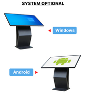 Máquina LCD todo en uno con pantalla táctil 4K, quiosco de ordenador táctil, máquina de información, quiosco de autoservicio para sala de exposición y Banco