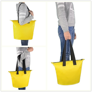 Custom Logo Women <b>Handbag</b> Beach Travel 500D PVC Waterproof Shopping Bag Ladies Tote Bags - Product Image 5