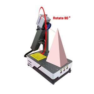 Machine de marquage laser à fibre portable 20W/30W, colonne rotative, refroidissement par air, gravure métallique personnalisable DXF/PLT/DWG/DST - Product Image 3