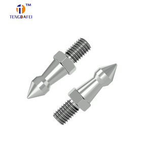 Tengdafei – pieds de trépied hexagonaux M8 en acier inoxydable, pour appareil photo, monopode, accessoires pour bâton de randonnée - Product Image 1