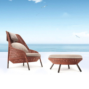 Hot Selling Garden Furniture Lounge Set Villa Leisure Pe <b>rattan</b> Aluminum Alloy <b>Sofa</b> Outdoor Lounge Sectional <b>Sofa</b> Furniture Set - Product Image 2