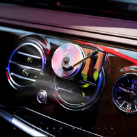 Accessoires automobiles Pinchao 2025, housses d'album personnalisées en plastique brun, diffuseur de parfum pour voiture, clip de ventilation, parfum longue durée