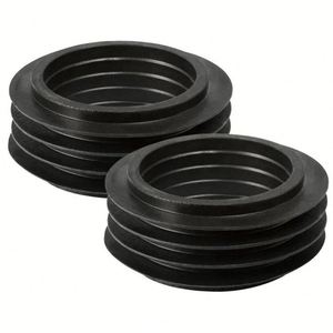 แหวนยางซีลชักโครก ท่อระบายน้ำแบบซ่อน สำหรับชักโครกแบบติดผนัง วัสดุ PVC สีดำ - Product Image 3
